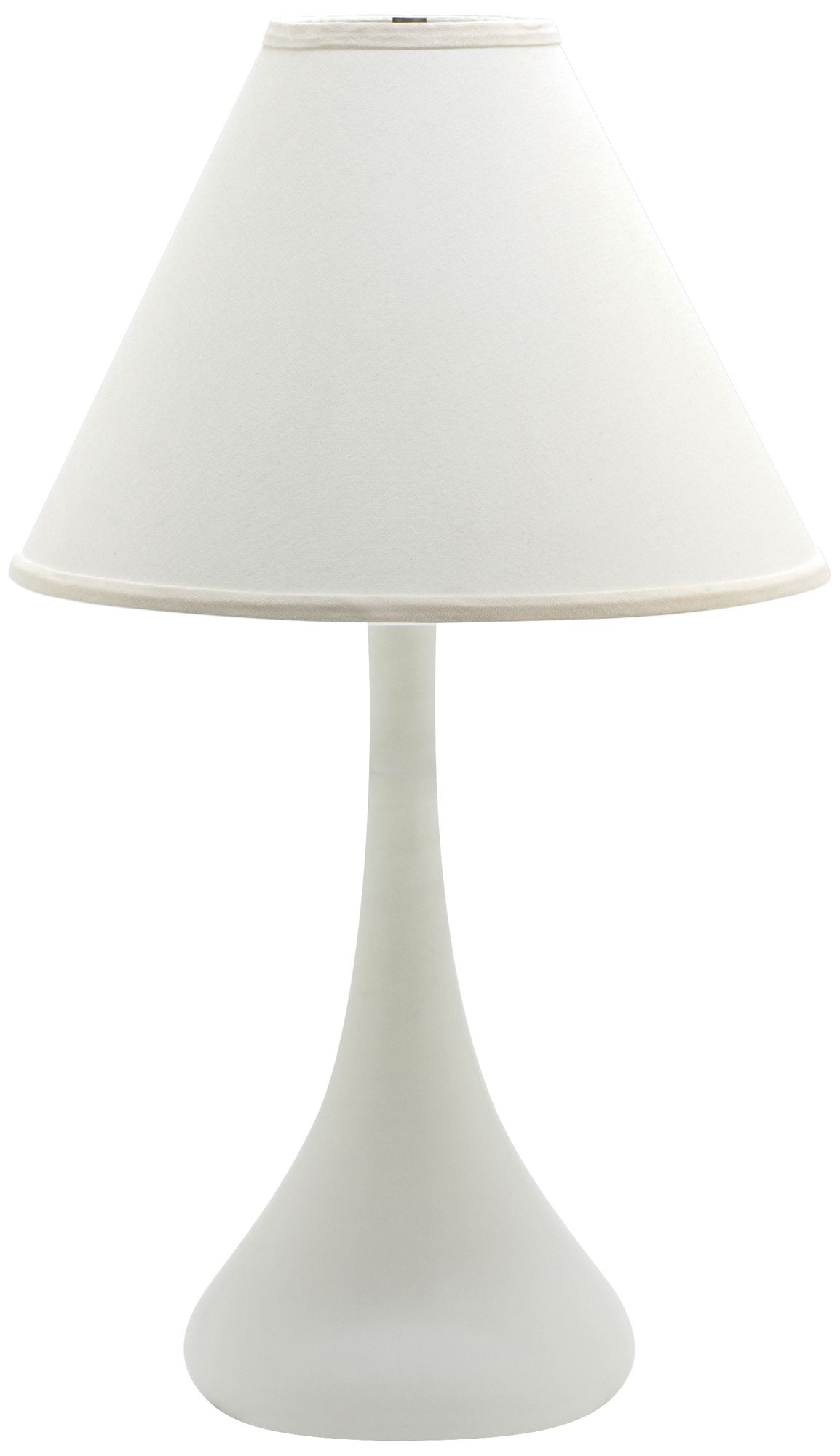 Scatchard Stoneware 26" High Slim Matte White Table Lamp