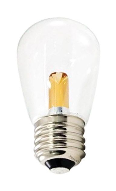 5W Equivalent Clear 1.4 Watt LED Dimmable E26 S14 25-Pack