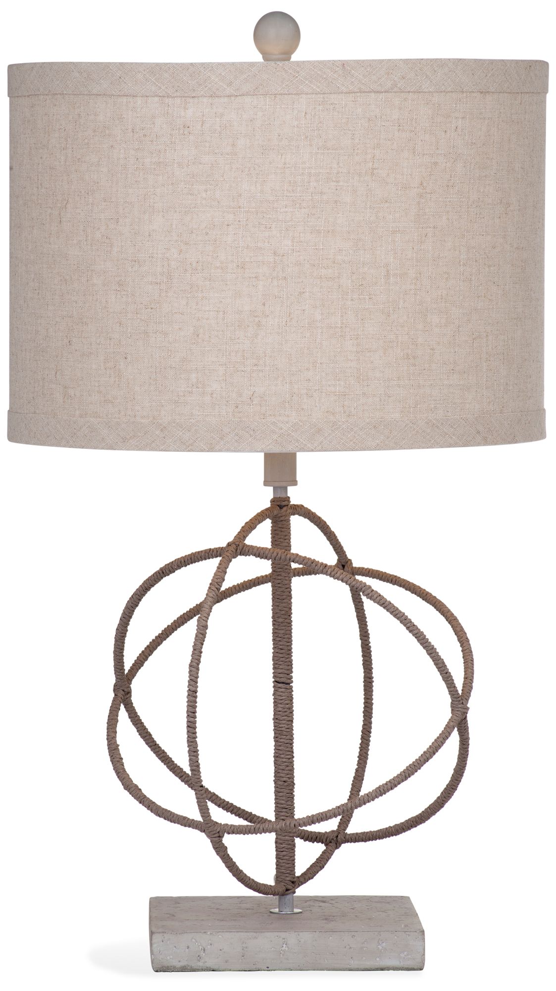 Caswell 28" Boho Styled Brown Table Lamp
