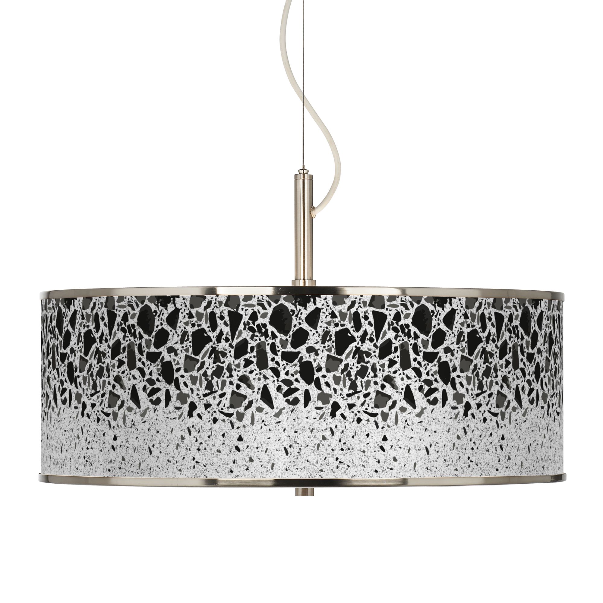 Terrazzo Giclee Glow 20" Wide Pendant Light