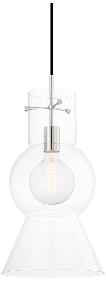 Mitzi Mirabel 22" Polished Nickel 1 Light Pendant