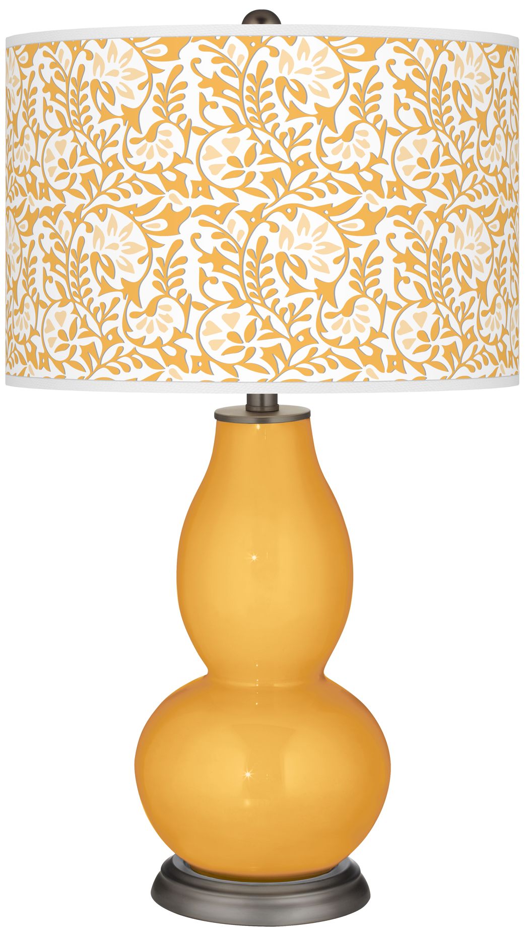 Marigold Gardenia Double Gourd Table Lamp