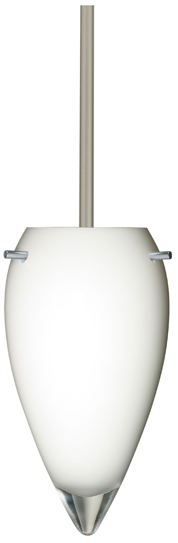 Besa Juli Pendant 6 Wide Satin Nickel Finish