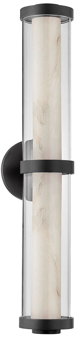 Caterina Black Brass 1 Light Wall Sconce