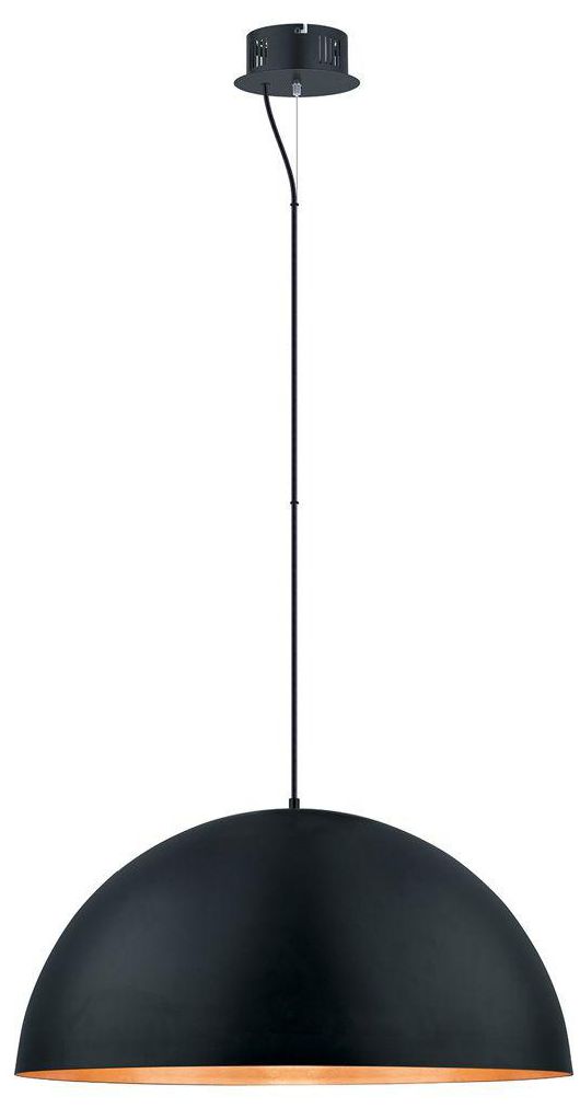 Gaetano 31.5" Wide Black & Gold LED Pendant