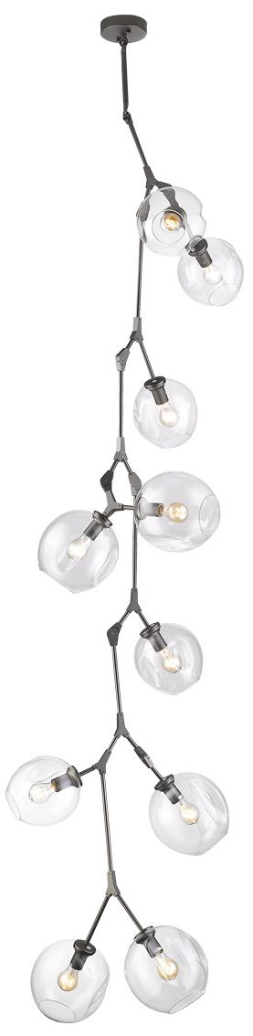 Avenue Lighting- Fairfax Collection-10 Light Hanging Chandelier-Bronze