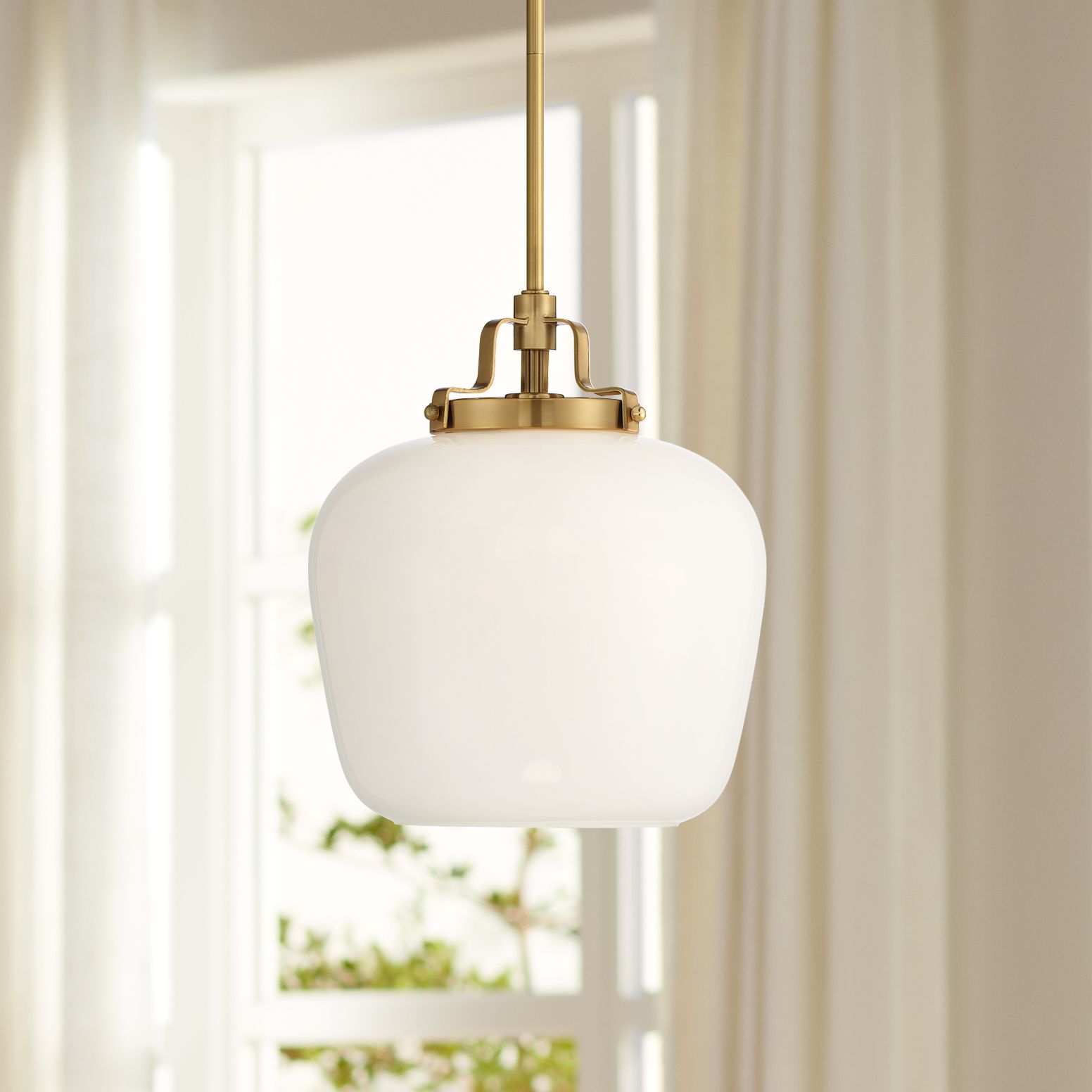 Possini Euro Mystic 13" Wide Gold Pendant Light