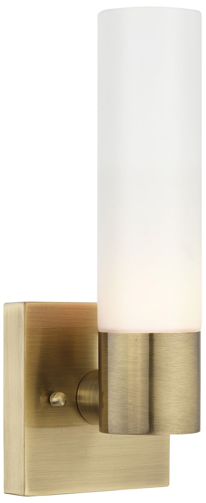 Aero 1 Light Antique Brass ADA Wall Sconce