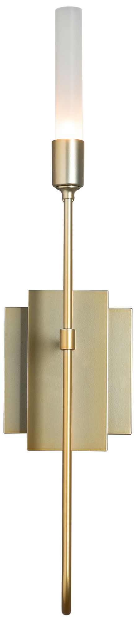 Lisse 1 Light Sconce - Modern Brass Finish