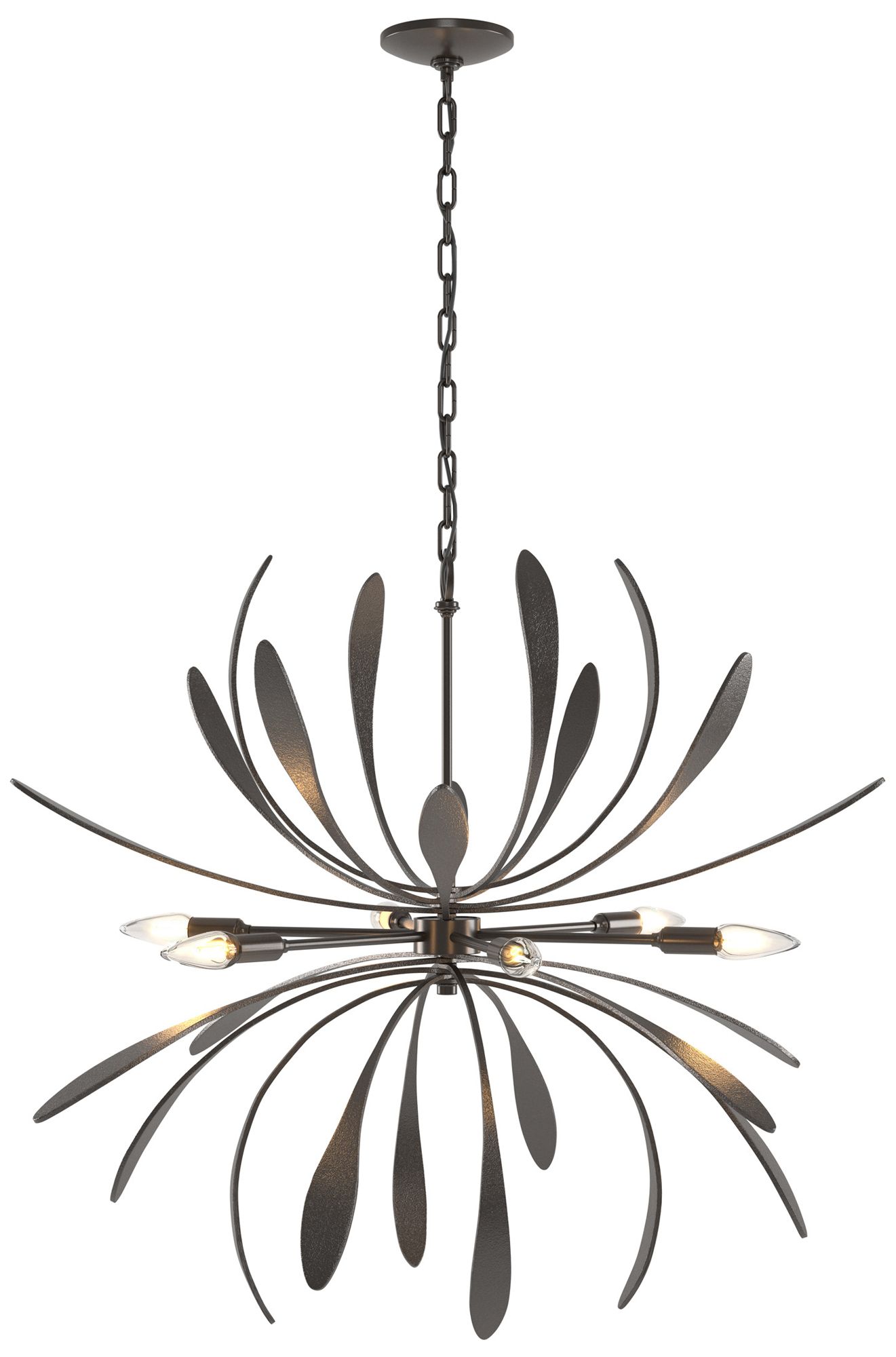 Dahlia Oil Rubbed Bronze Chandelier