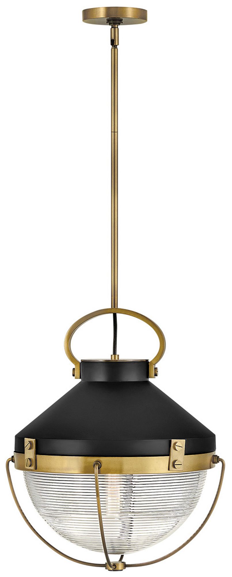 Crew 16" Wide Brass Pendant Light by Hinkley Lighting