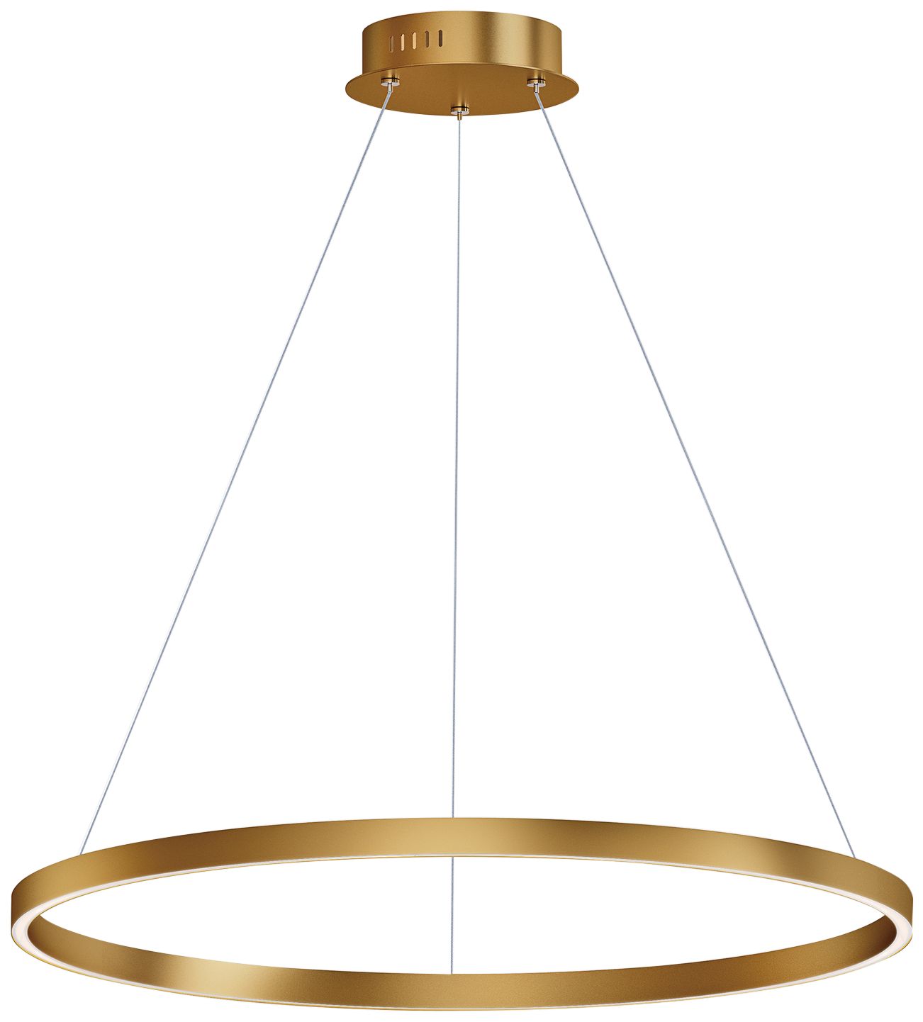 ET2 Groove 31 1/4" Wide Gold LED Ring Pendant Light