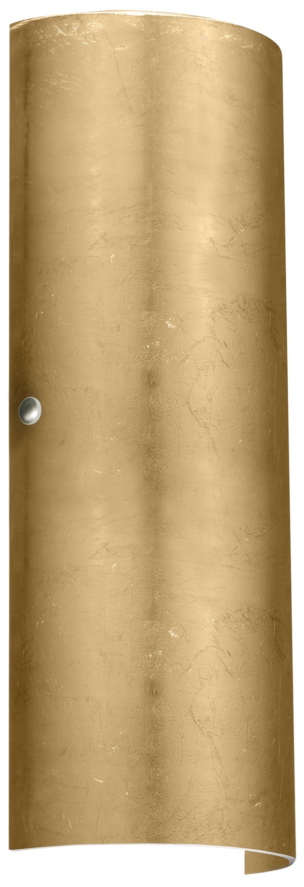 Besa Torre 18 Wall Sconce - Gold Foil decor, Polished Nickel