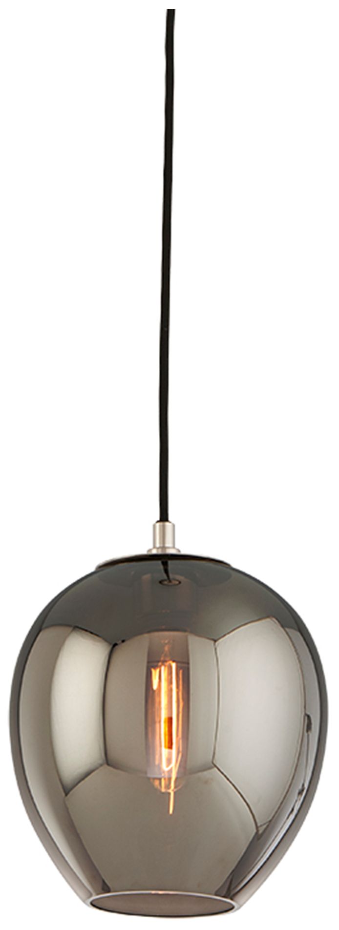 Odyssey 9" Wide Textured Black Mini Pendant