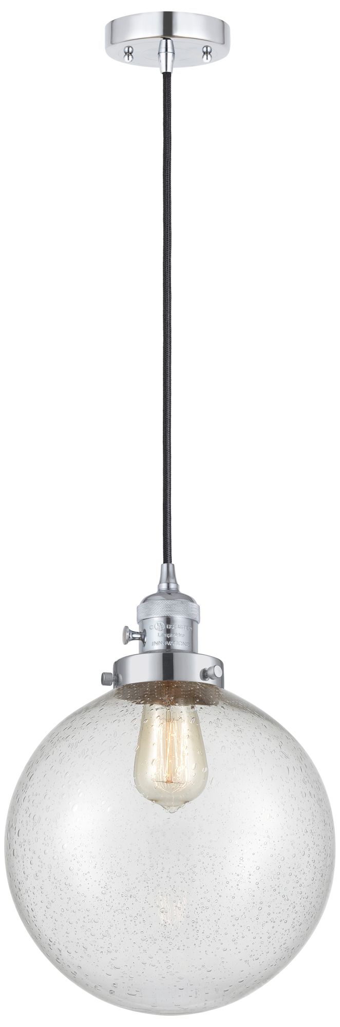 Franklin Restoration Beacon 10" LED Mini Pendant - Polished Chrome - S