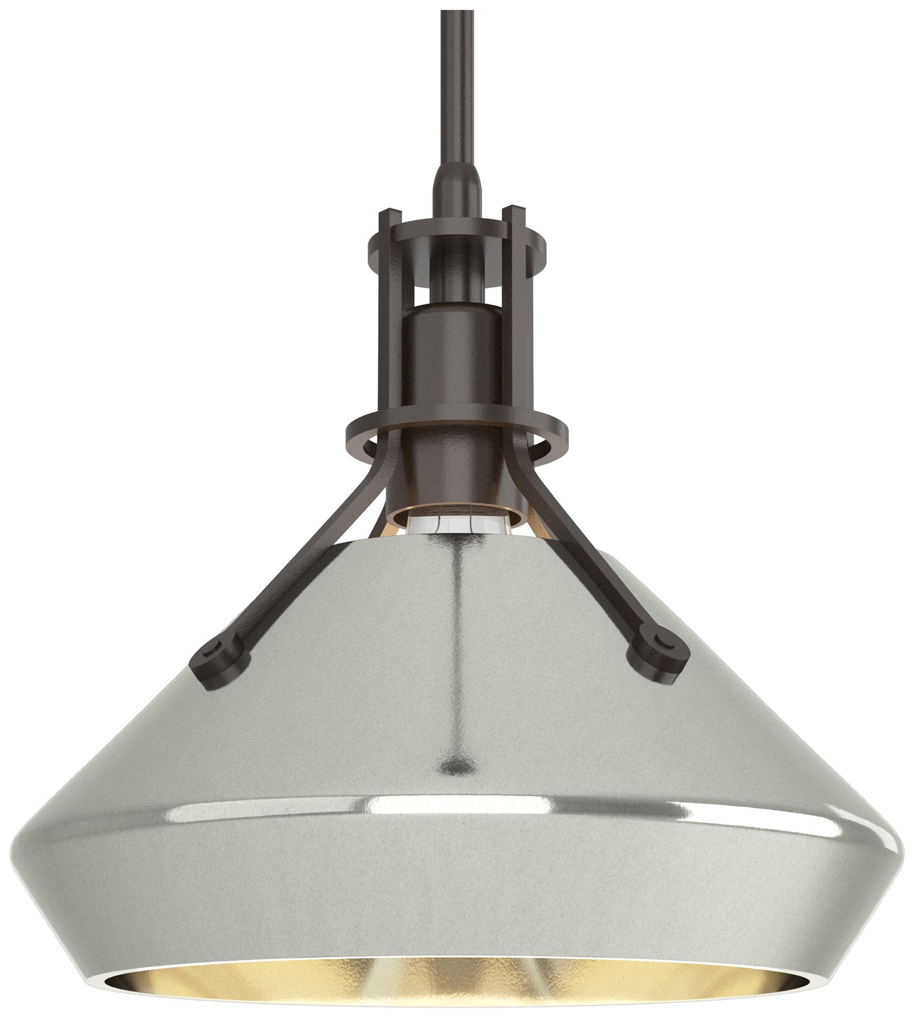 Henry & Chamfer Pendant - Oil Rubbed Bronze Finish - Sterling Accents