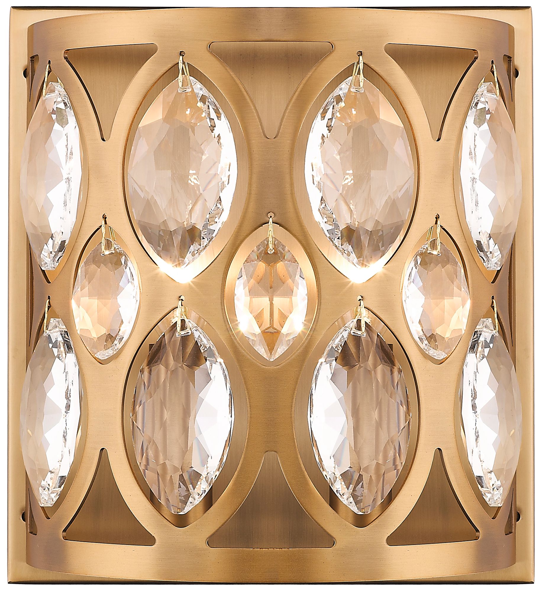 Dealey by Z-Lite Heirloom Brass 2 Light Wall Sconce