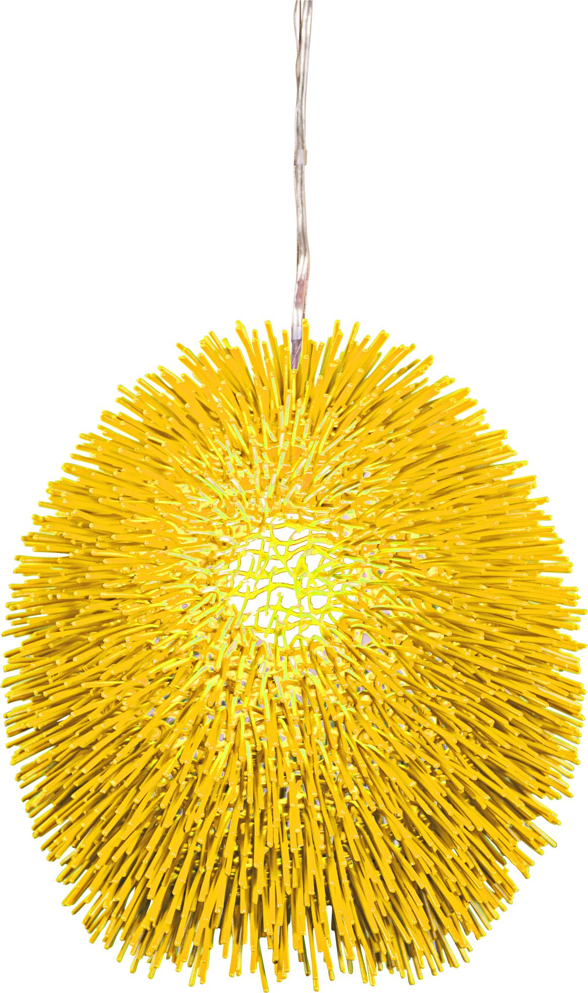 Varaluz Urchin 13" Wide Un-Mellow Yellow Pendant Light