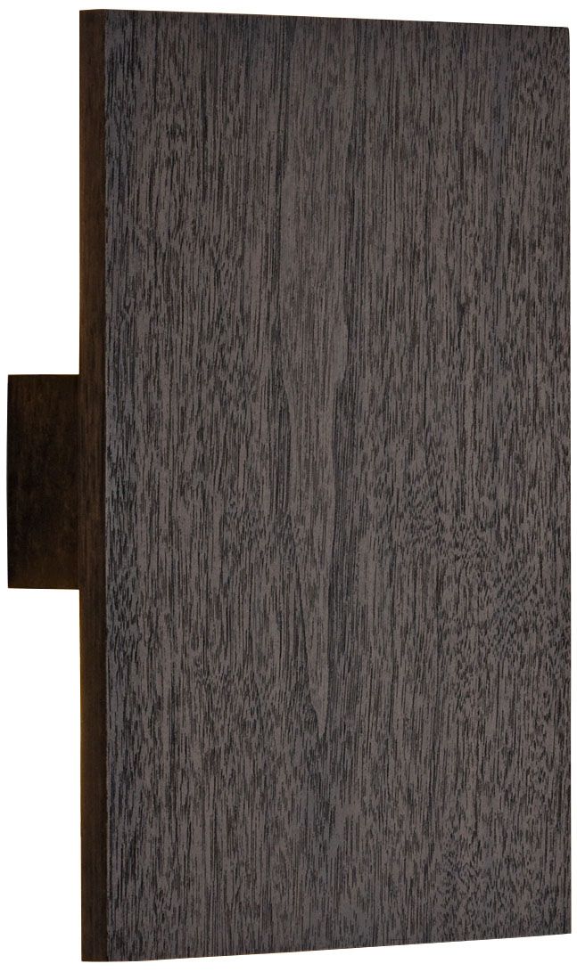 Cerno Tersus 10 3/4"H Dark Stained Walnut LED Wall Sconce