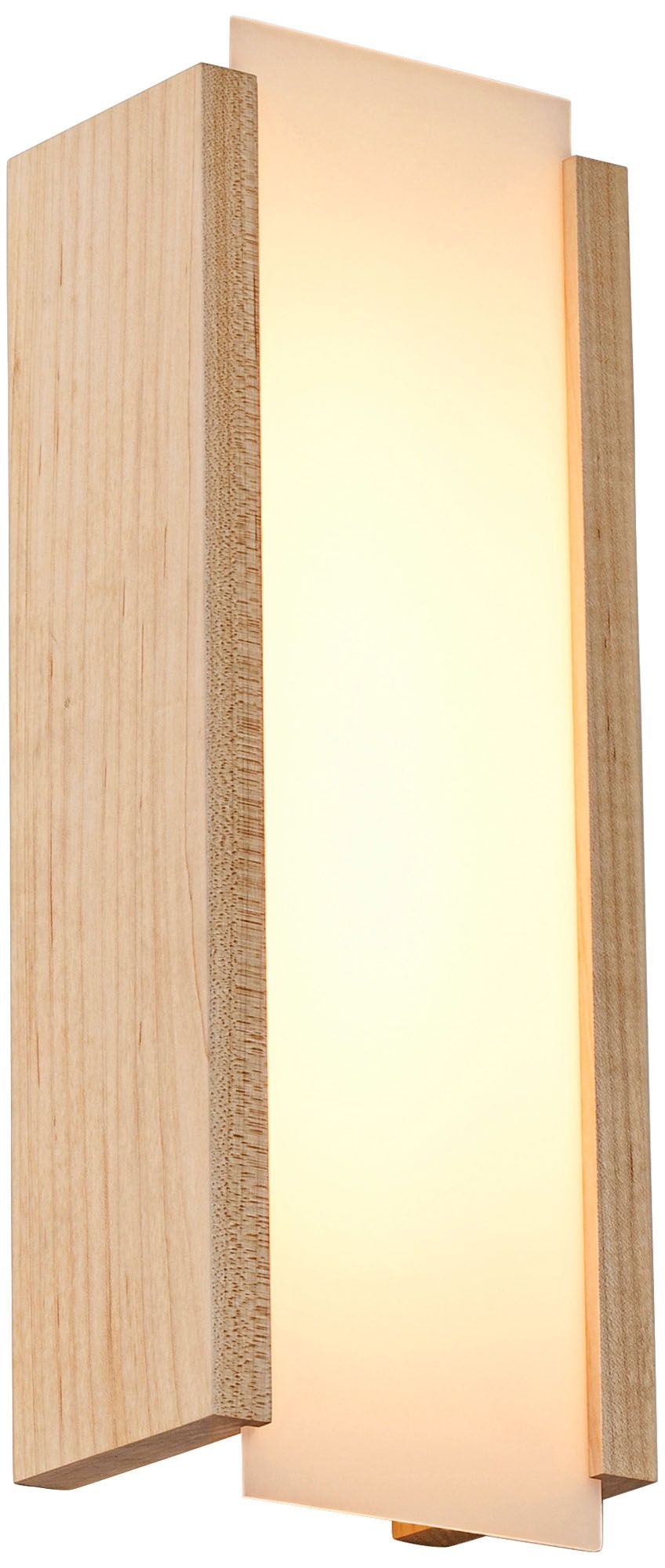 Cerno Capio 17" High Maple LED Wall Sconce