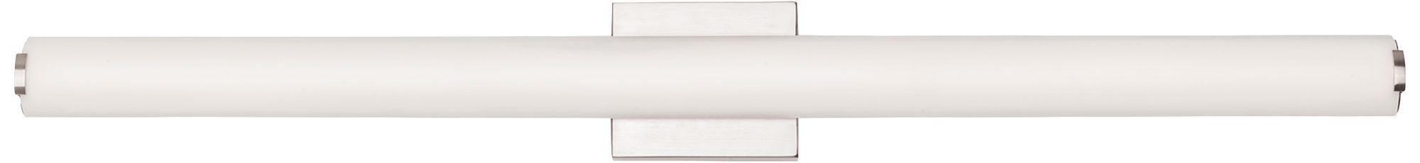 Finn 36 1/2" Wide Satin Nickel LED Bath Light