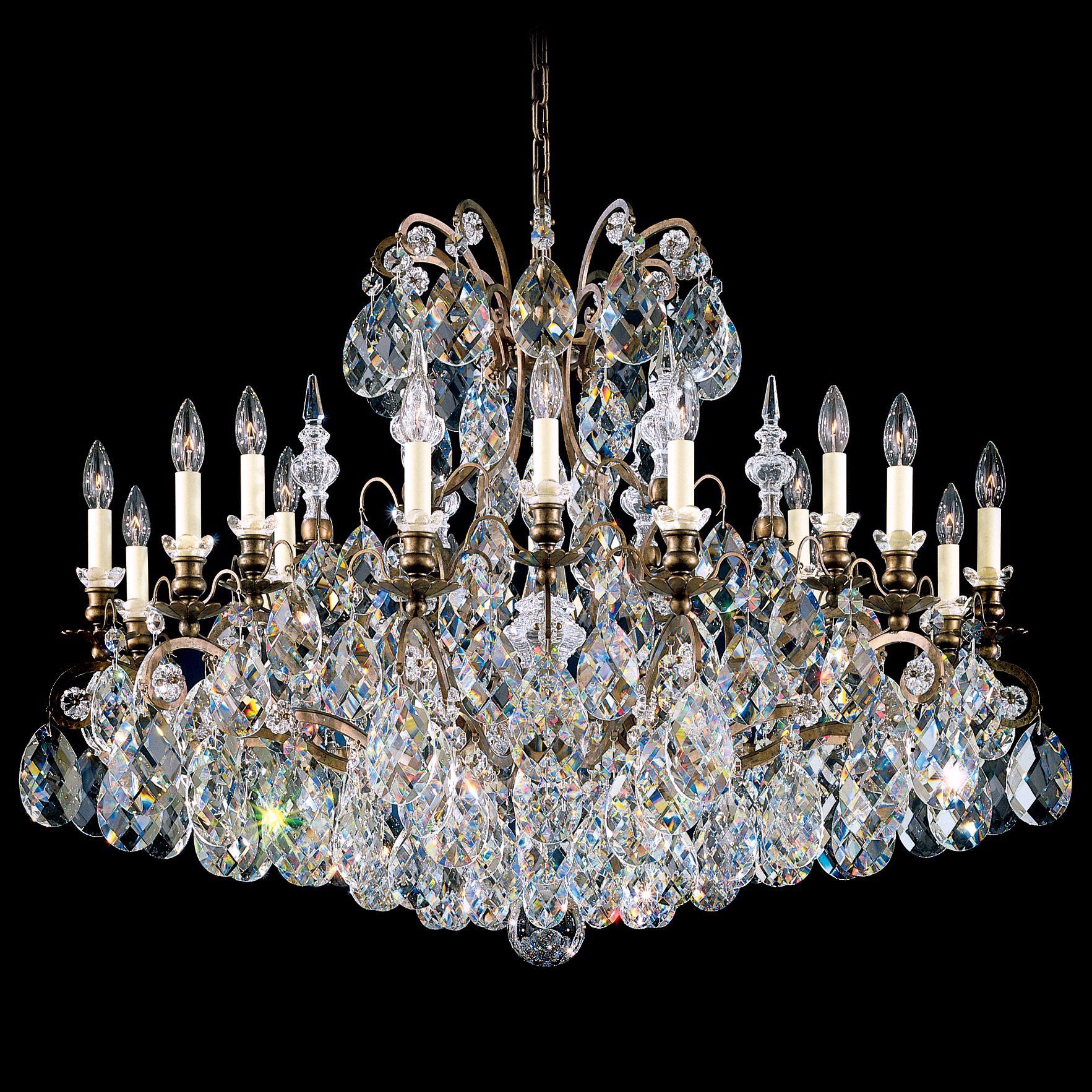 Schonbek Renaissance Collection 40" Wide Crystal Chandelier