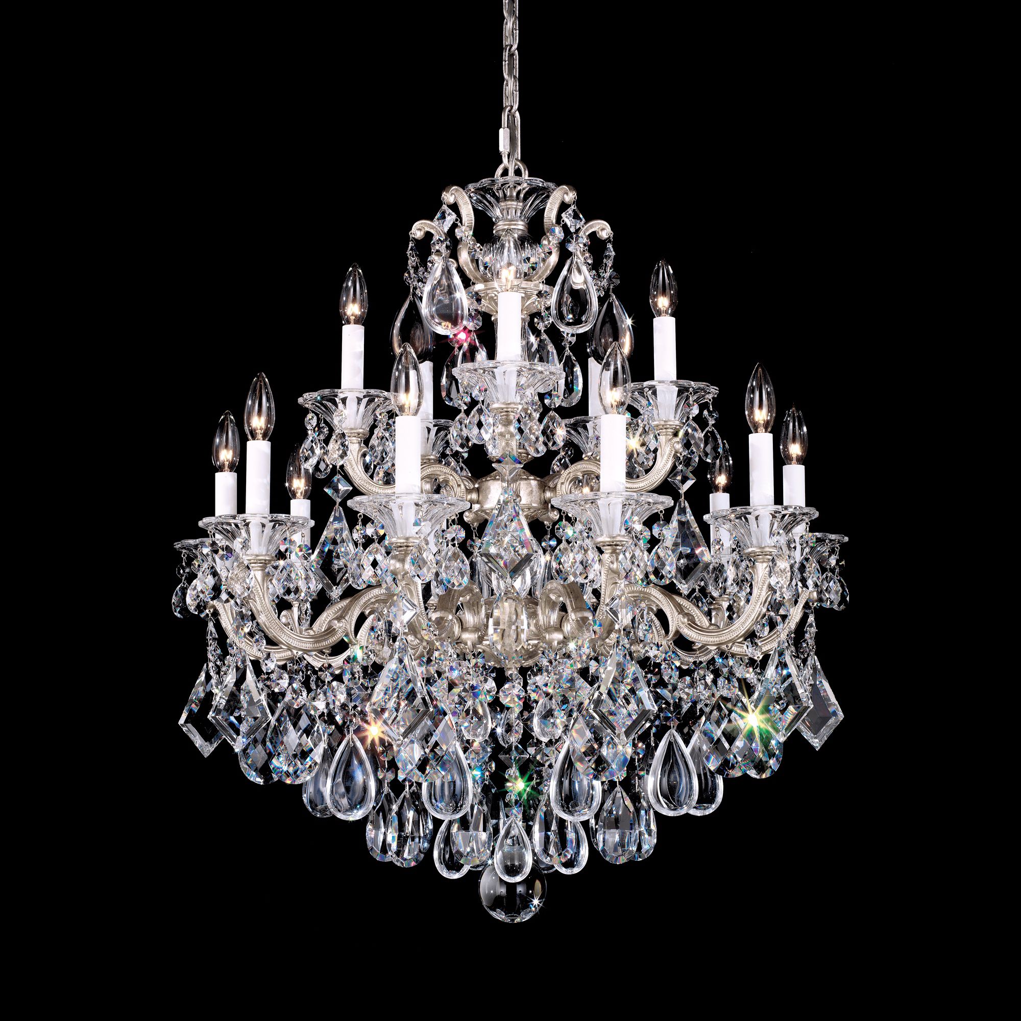 Schonbek La Scala Collection 28" Wide Crystal Chandelier