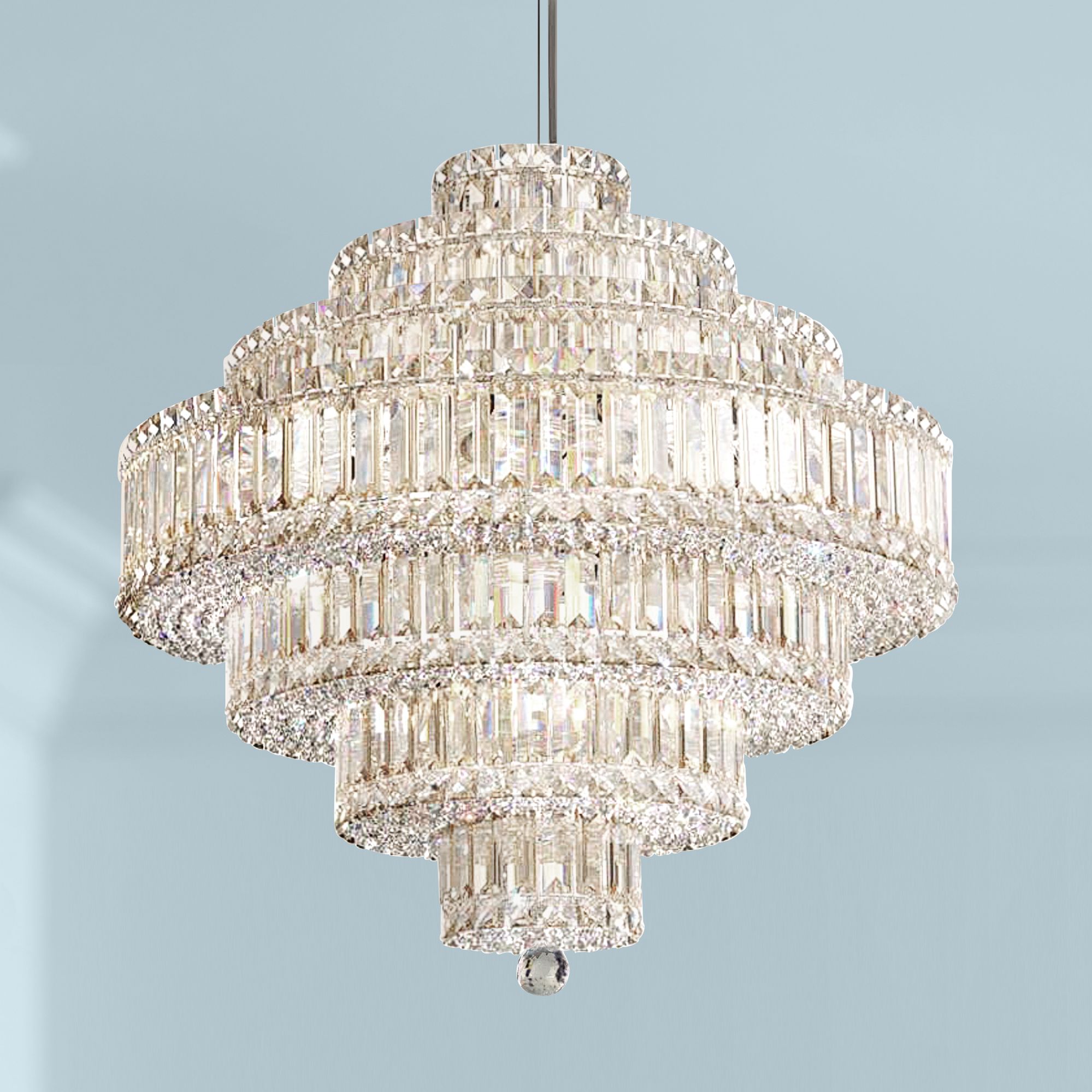 Schonbek Plaza Collection 24 1/2" Crystal Pendant Chandelier