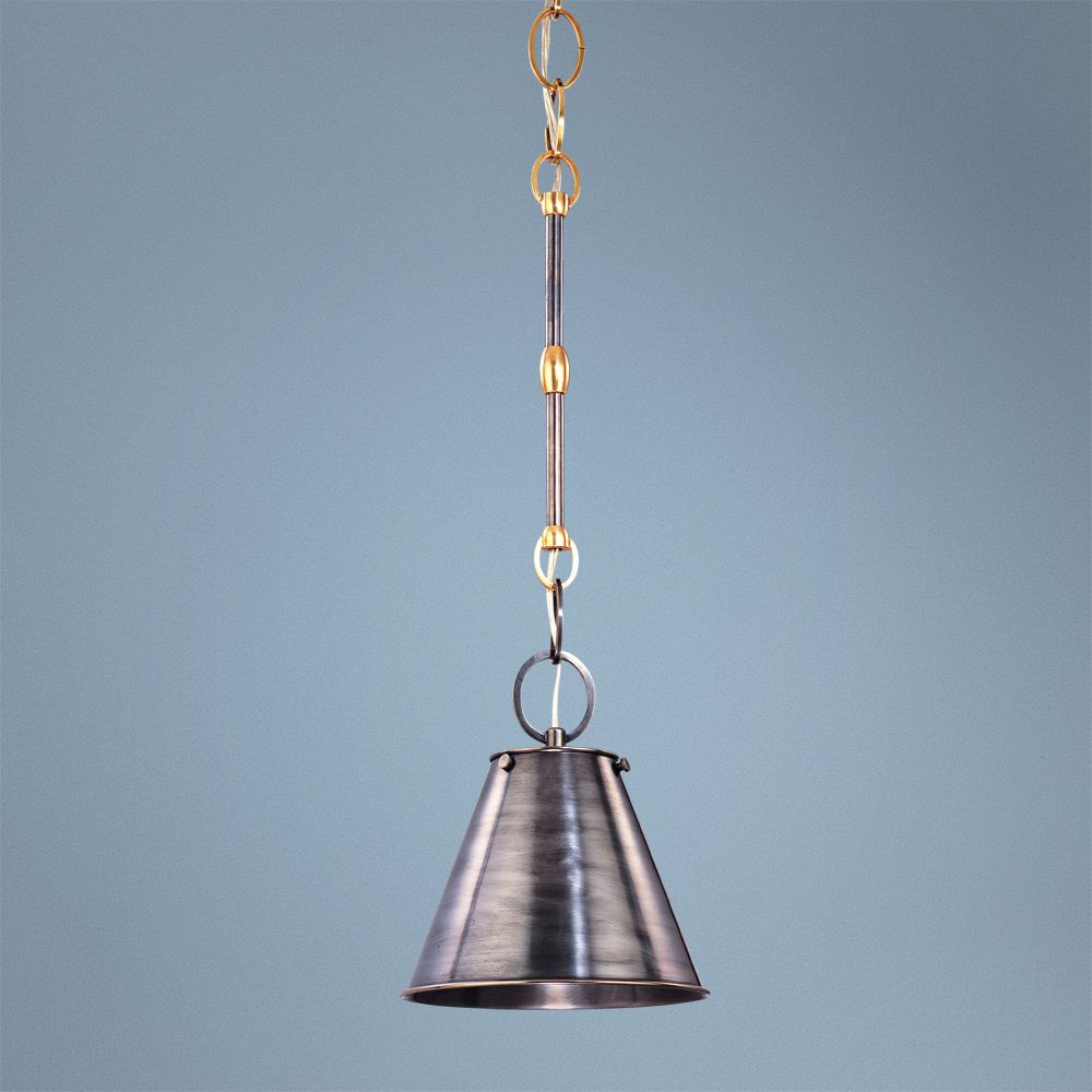 Hudson Valley Altamont 8" Wide Dark Bronze Mini Pendant