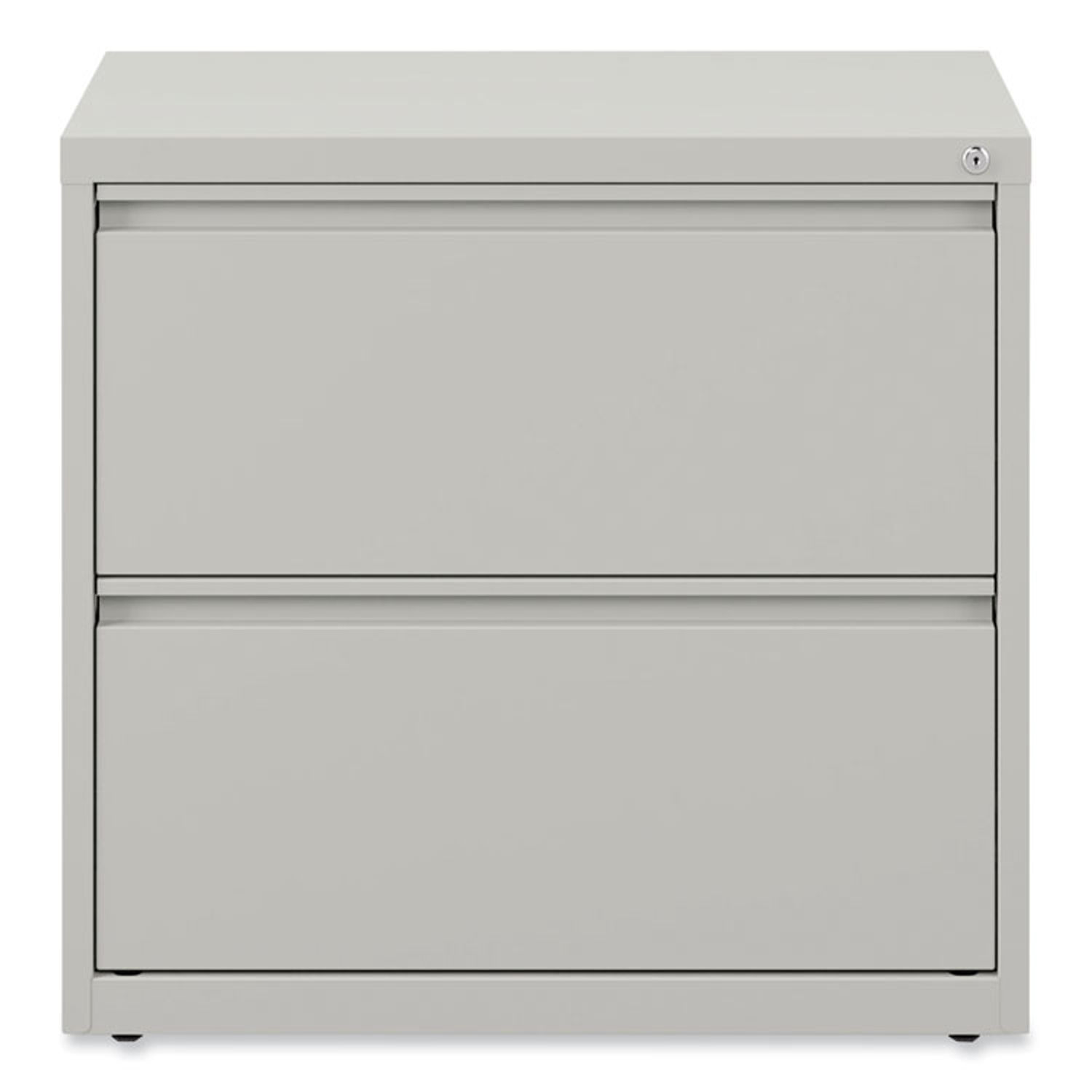 Lateral File 2 Legal/Letter-Size File Drawers, Light Gray, 36" x 18.63" x 28"