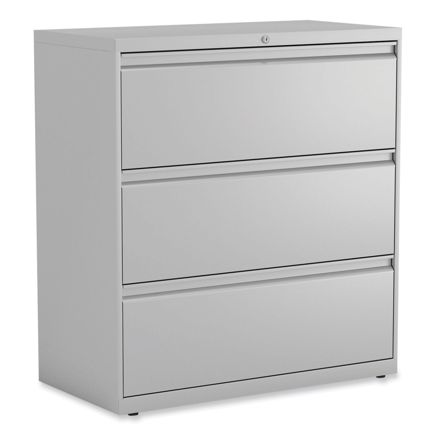 Lateral File 3 Legal/Letter/A4/A5-Size File Drawers, Light Gray, 36" x 18.63" x 40.25"