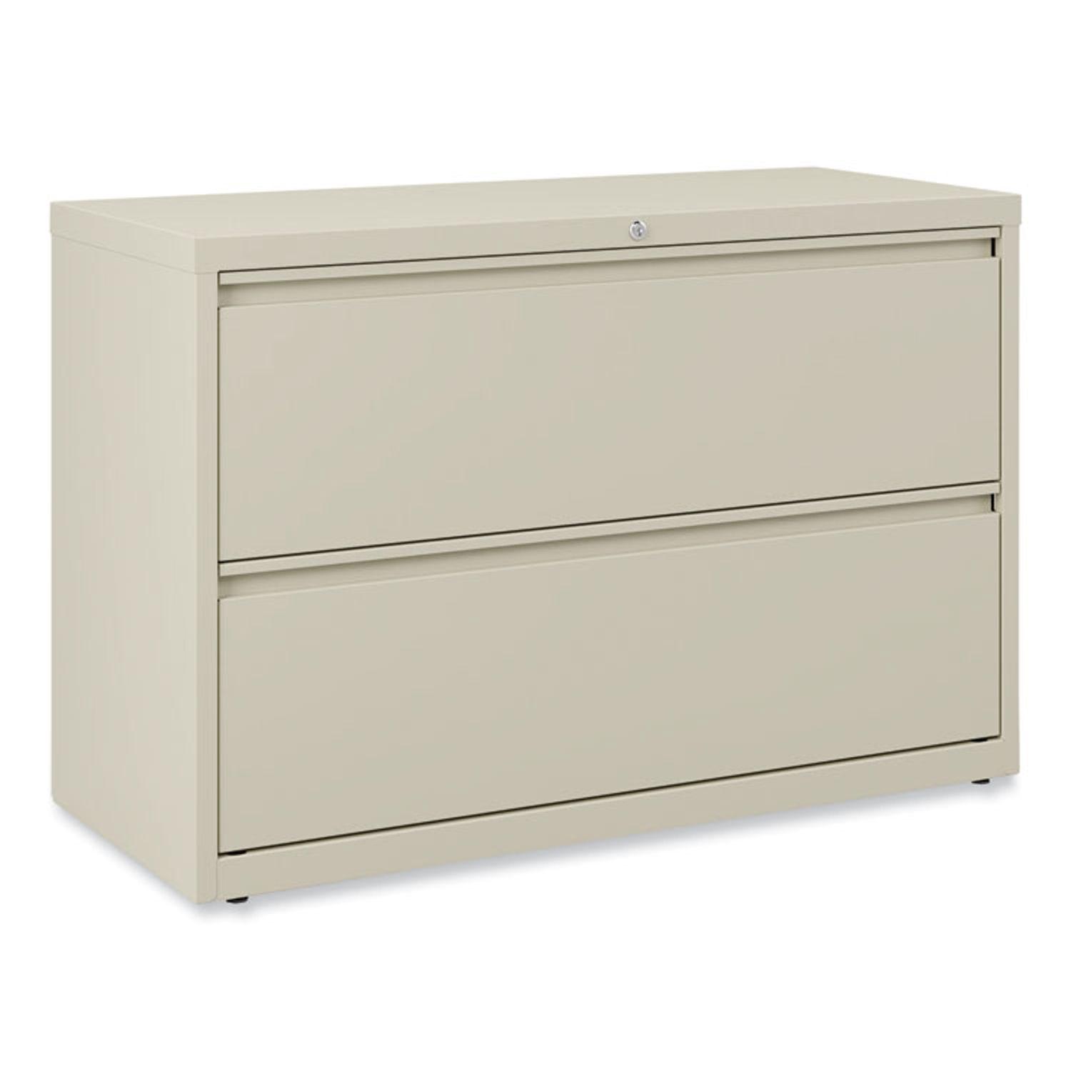 Lateral File 2 Legal/Letter-Size File Drawers, Putty, 42" x 18.63" x 28"