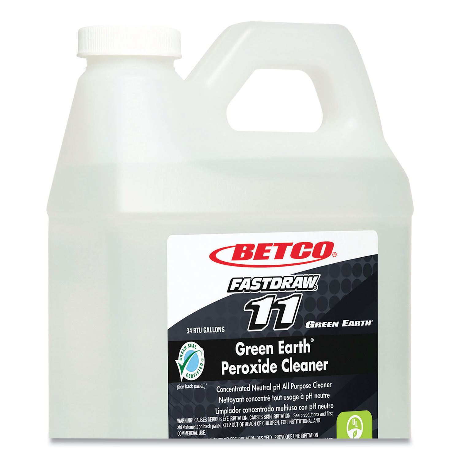 Green Earth Peroxide Neutral pH All Purpose Cleaner Fresh Mint Scent, 67.6 oz Bottle, 2/Carton