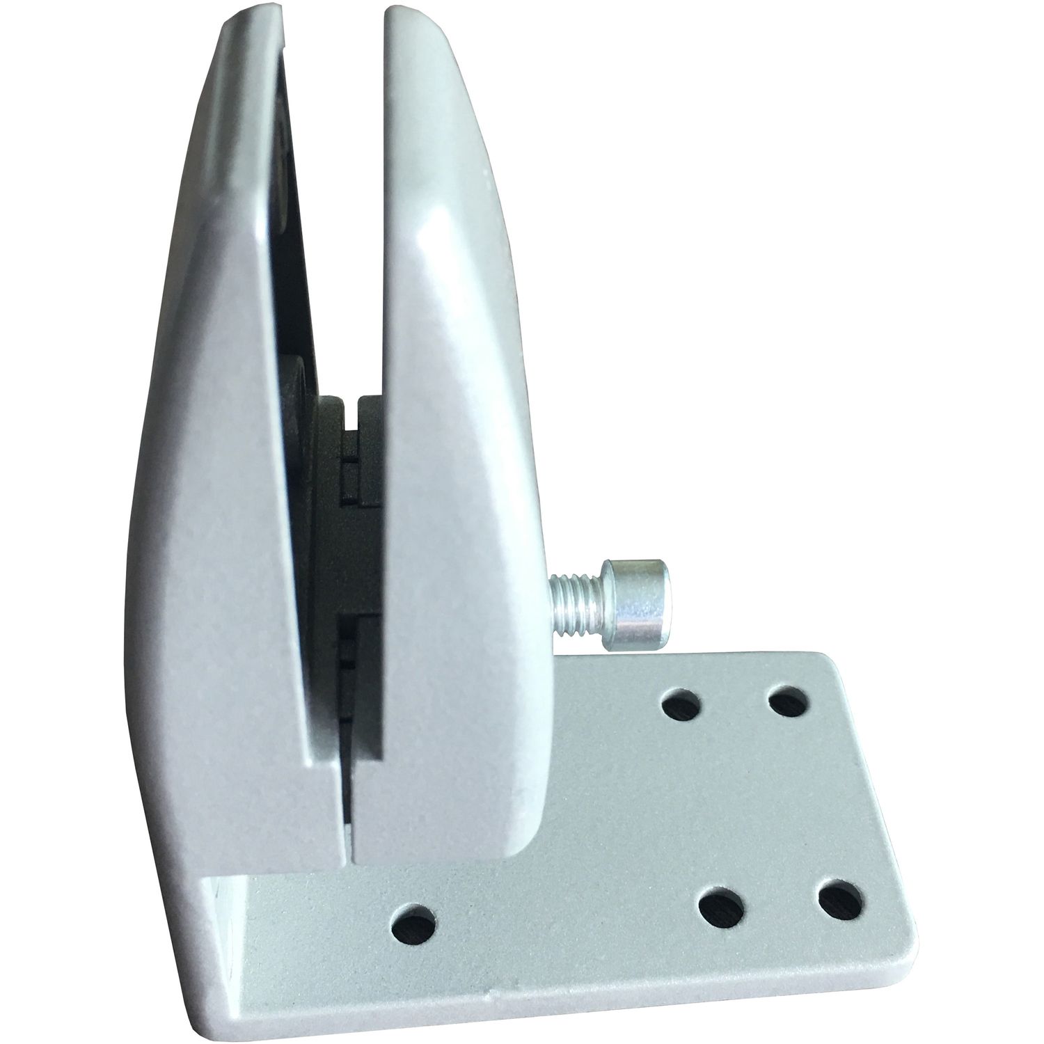 Simple System Modesty Panel Bottom Mounting Bracket 1.8" Width x 1.3" Depth x 2.4" Height, Metal, Silver, Driftwood
