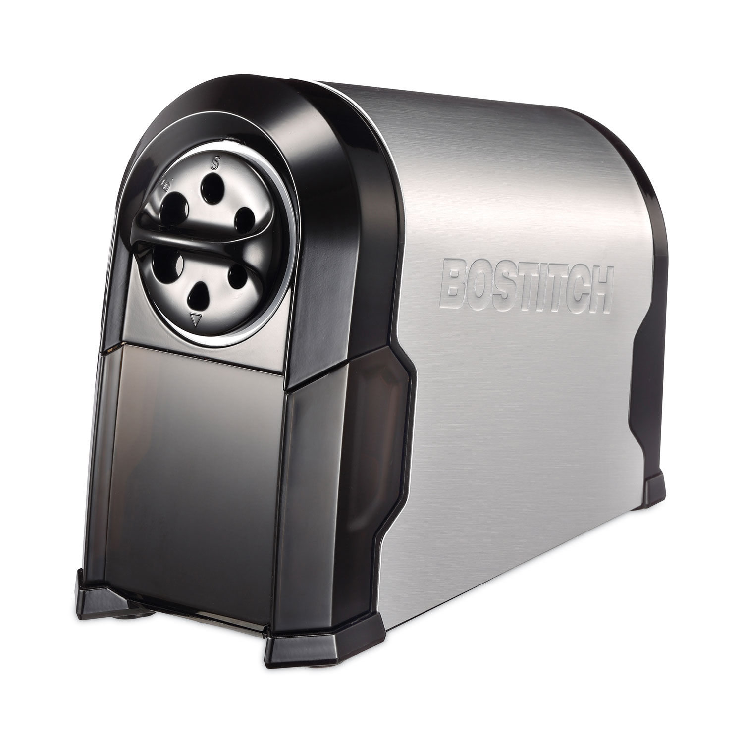Super Pro Glow Commercial Electric Pencil Sharpener AC-Powered, 6.13 x 10.63 x 9, Black/Silver