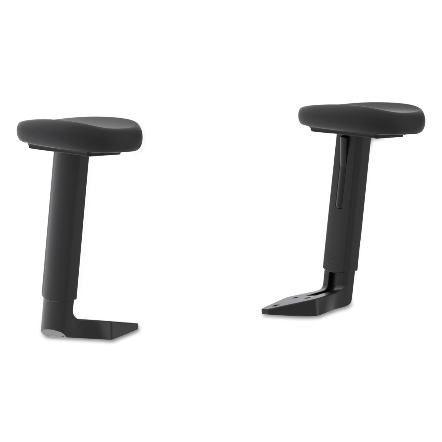 ValuTask Height-Adjustable Arm Kit for HON ValuTask Chairs 4 x 10.25 x 11.88, Black, 2/Set