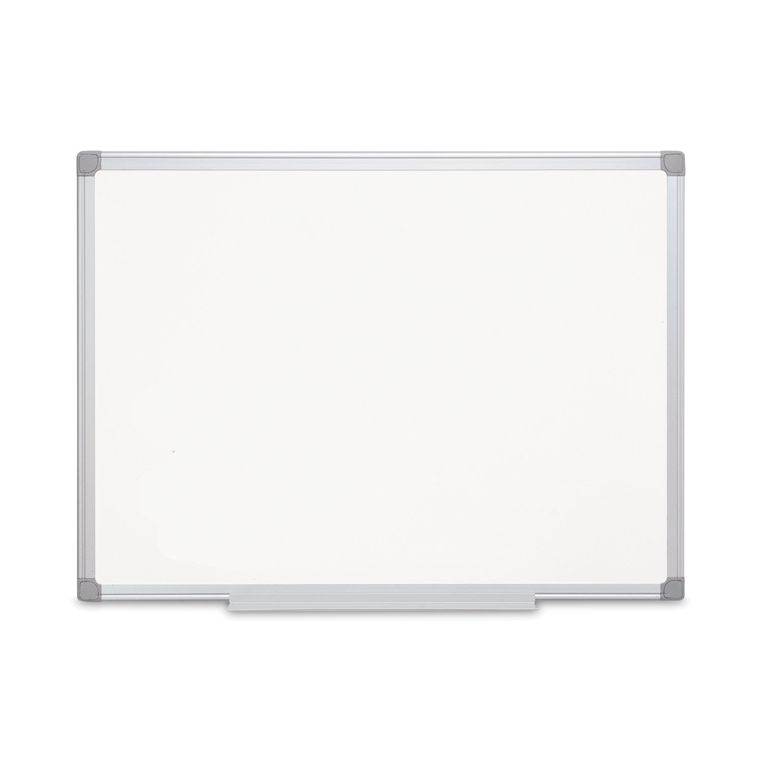 Earth Silver Easy-Clean Dry Erase Board 48 x 36, White Surface, Silver Aluminum Frame