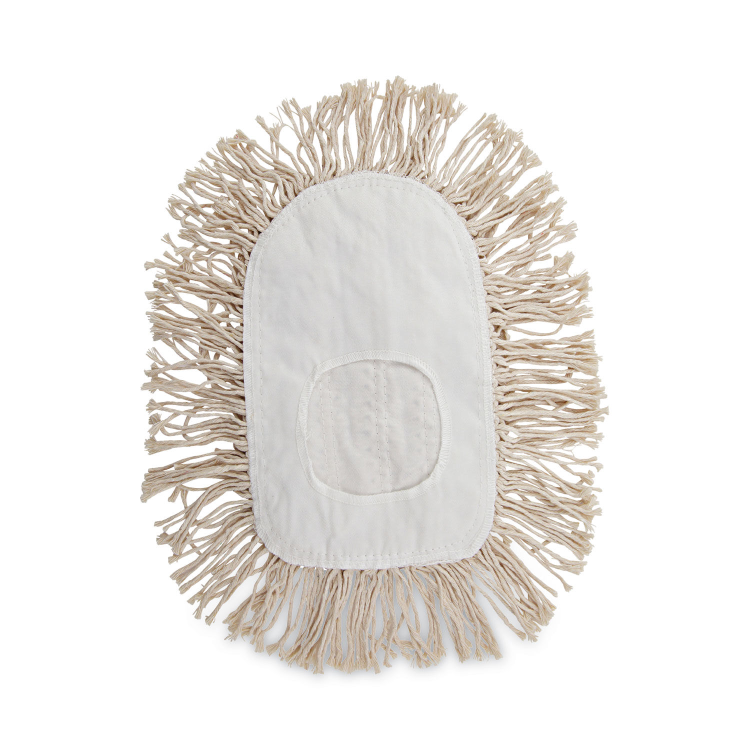 Wedge Dust Mop Head Cotton, 17.5 x 13.5, White