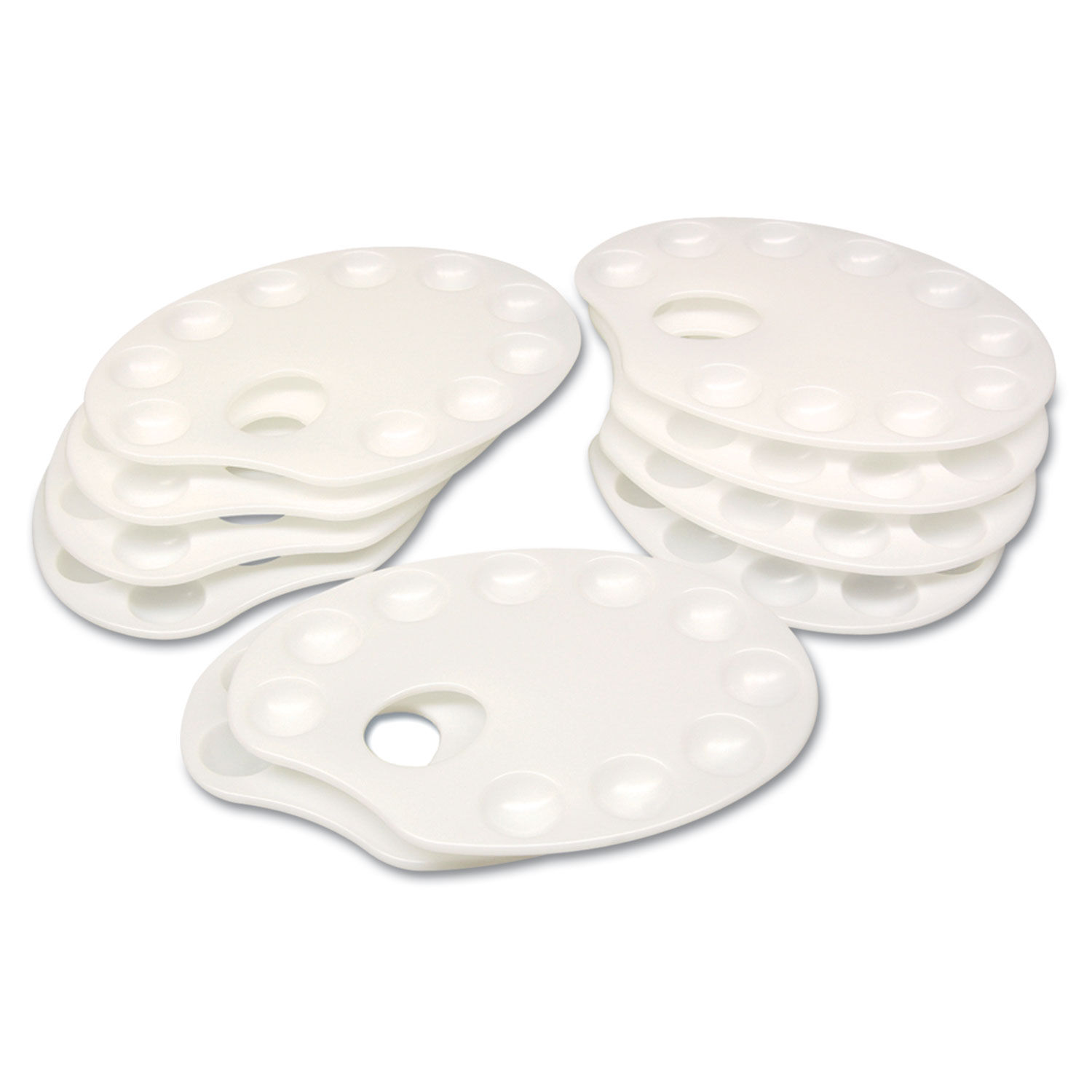 Plastic Paint Trays White, 10/Pack