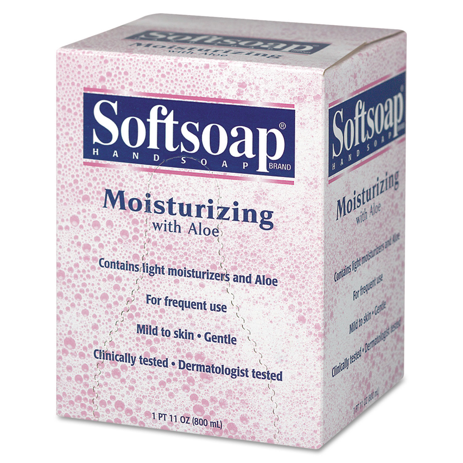 Moisturizing Soap w/Aloe Unscented Liquid, Dispenser, 800mL