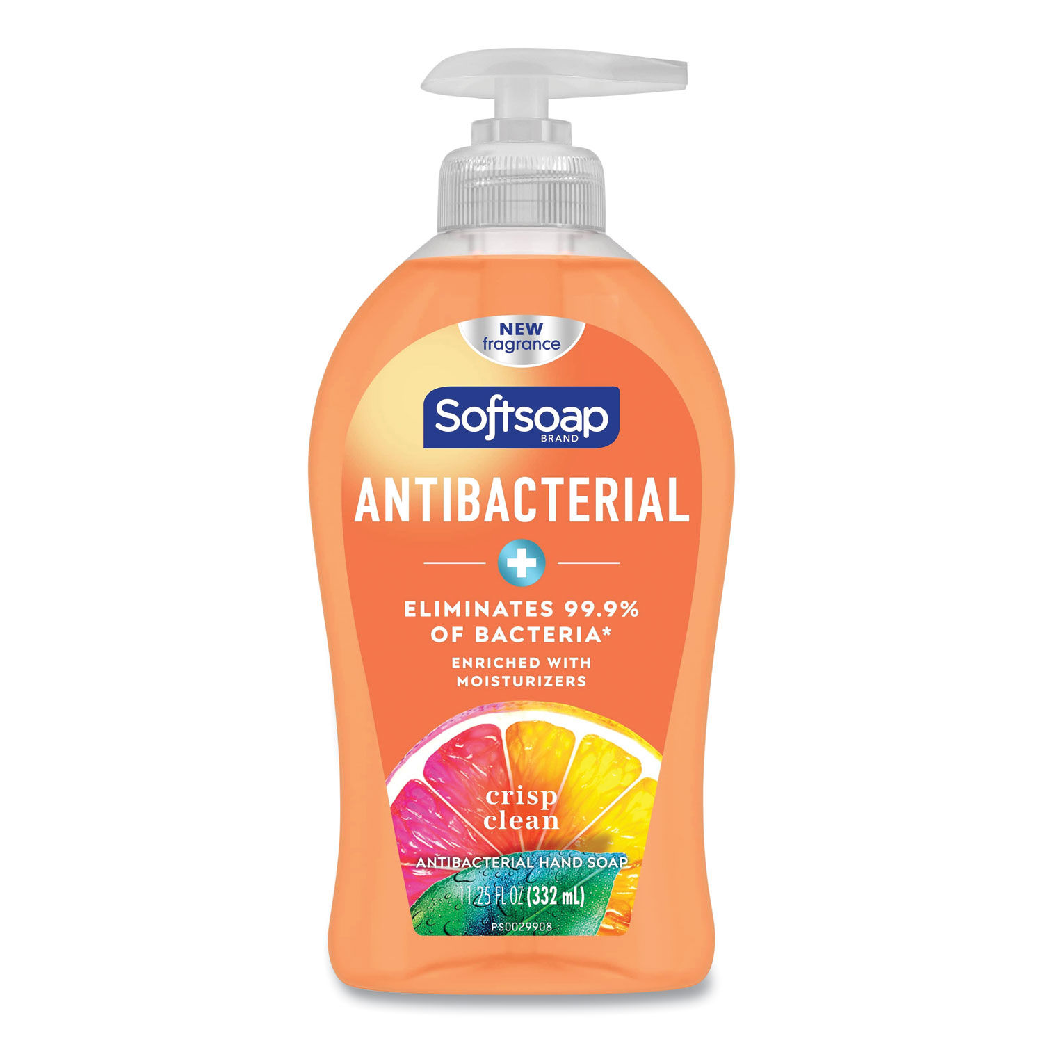 Antibacterial Hand Soap Crisp Clean, 11.25 oz Pump Bottle