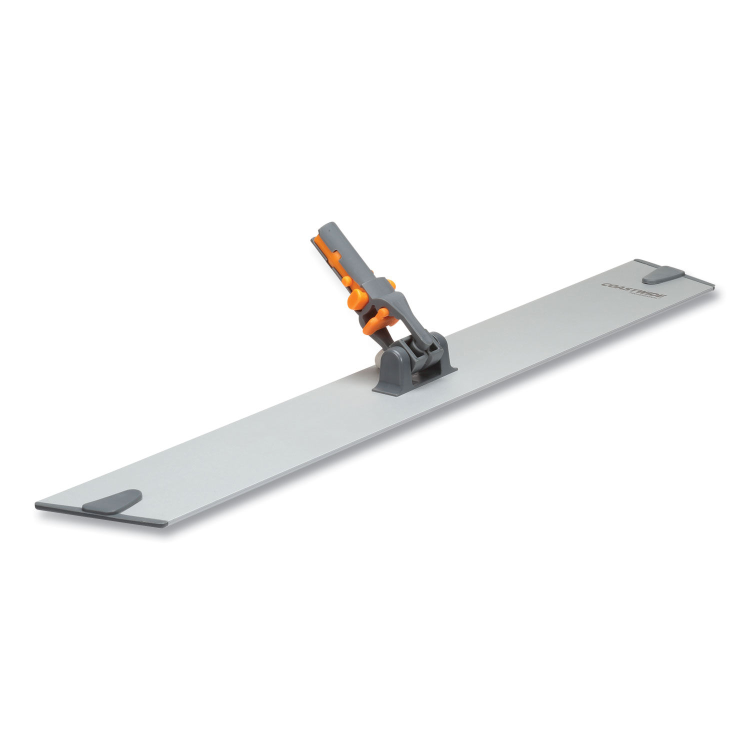 Wet/Dry Microfiber Mop Frame 22" x 3.15", Aluminum/Plastic, Gray/Orange