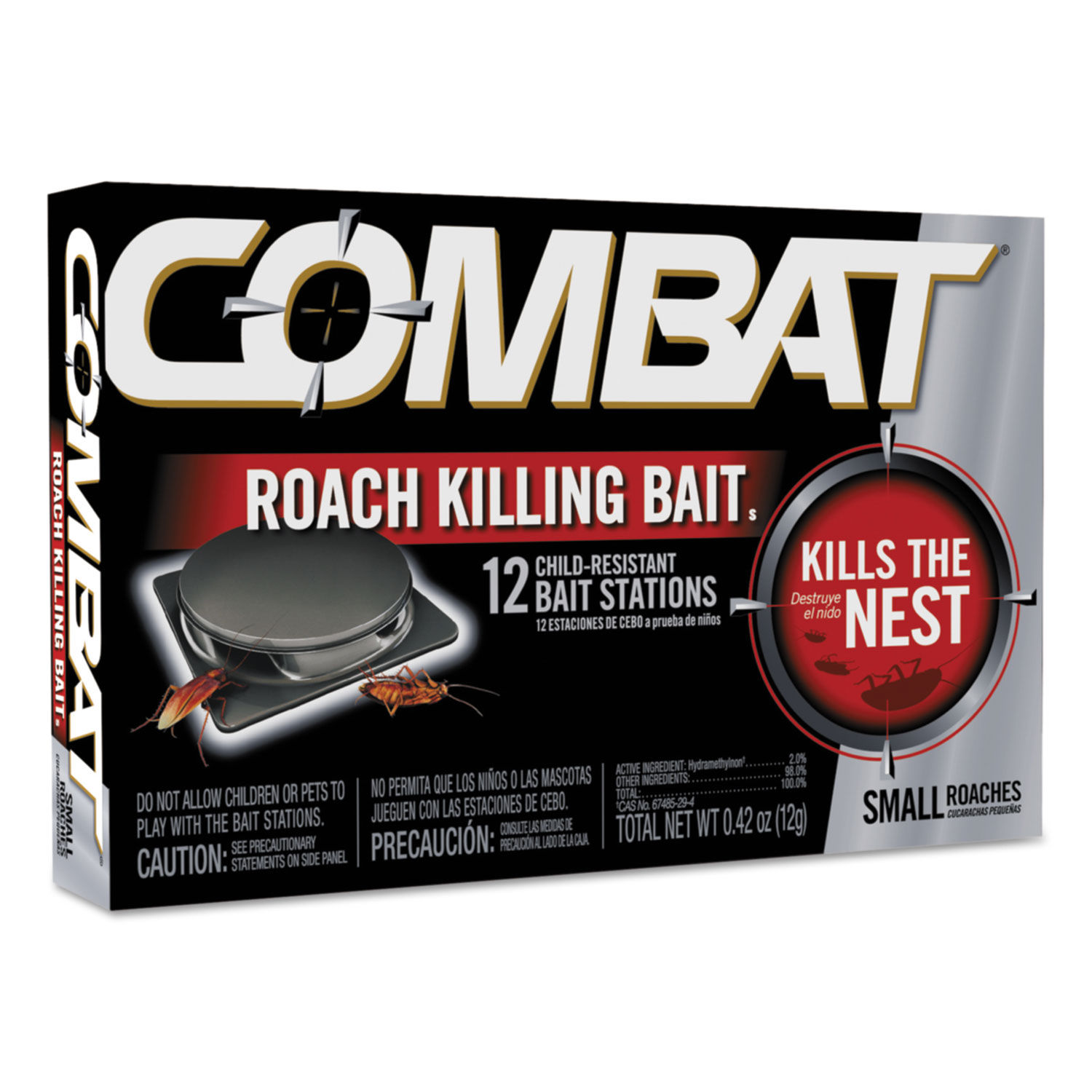 Small Roach Bait 12/Pack, 12 Packs/Carton
