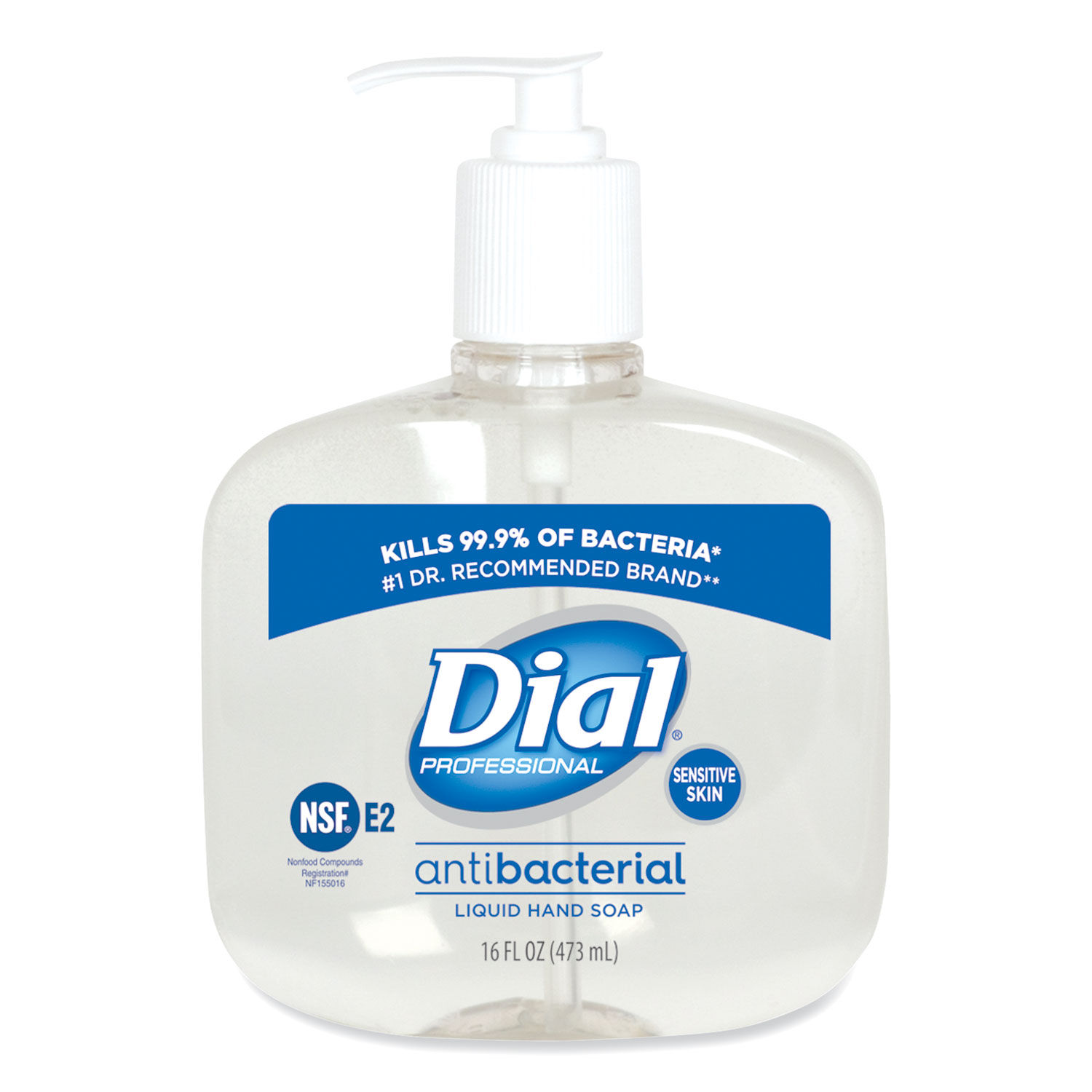 Antibacterial Liquid Hand Soap for Sensitive Skin Floral, 16 oz Pump, 12/Carton