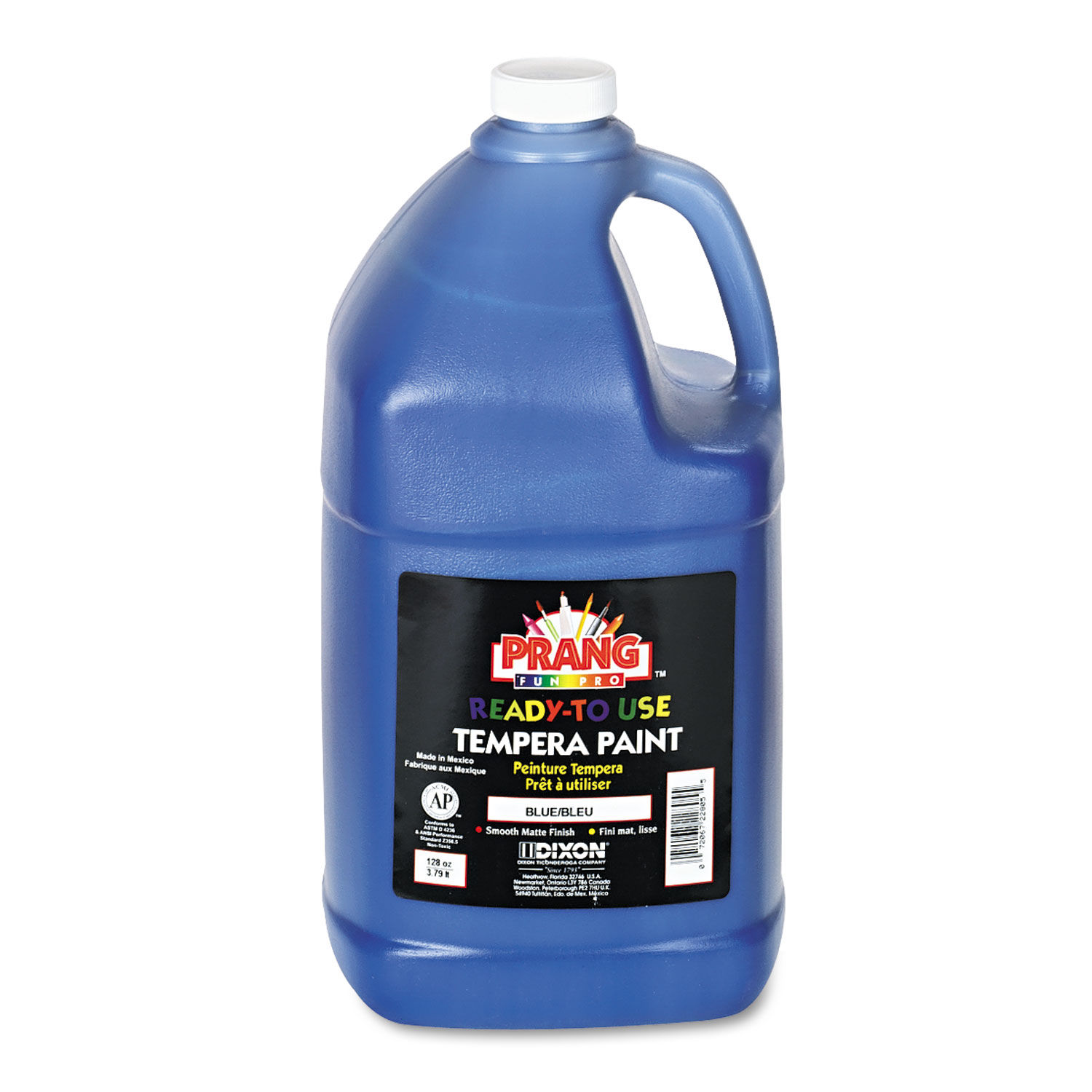 Ready-to-Use Tempera Paint Blue, 1 gal Bottle