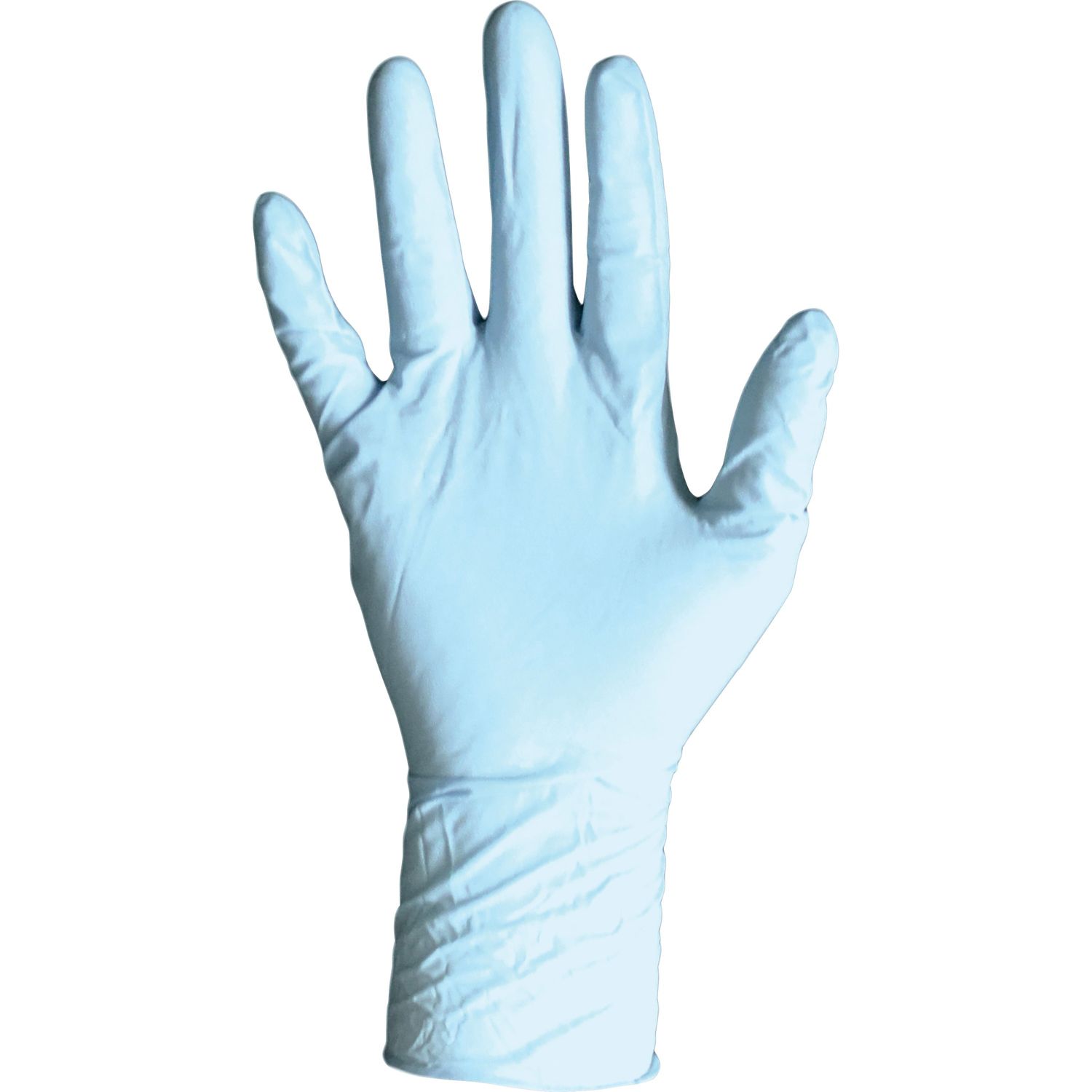 8 mil Disposable Powder-free Nitrile Exam Gloves XXL Size, Nitrile, Blue, Disposable, Powder-free, Ambidextrous, Beaded Cuff, Puncture Resistant, Textured Grip, Chemical Resistant