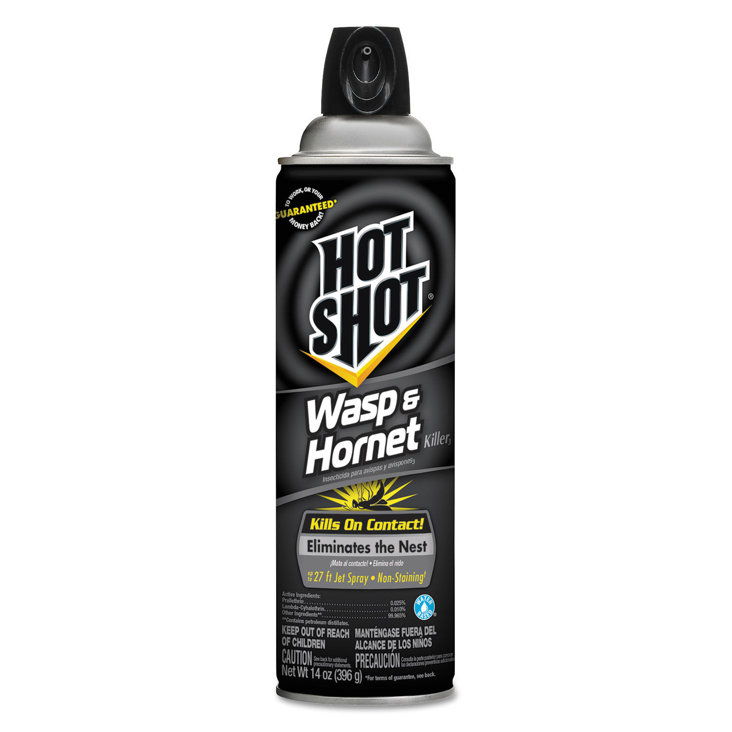 Hot Shot Wasp And Hornet Killer 3 14 Oz Aerosol, Characteristic