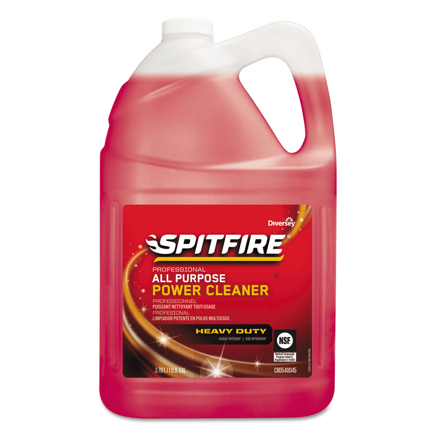 Spitfire All Purpose Power Cleaner Liquid, 1 Gal, 2/carton
