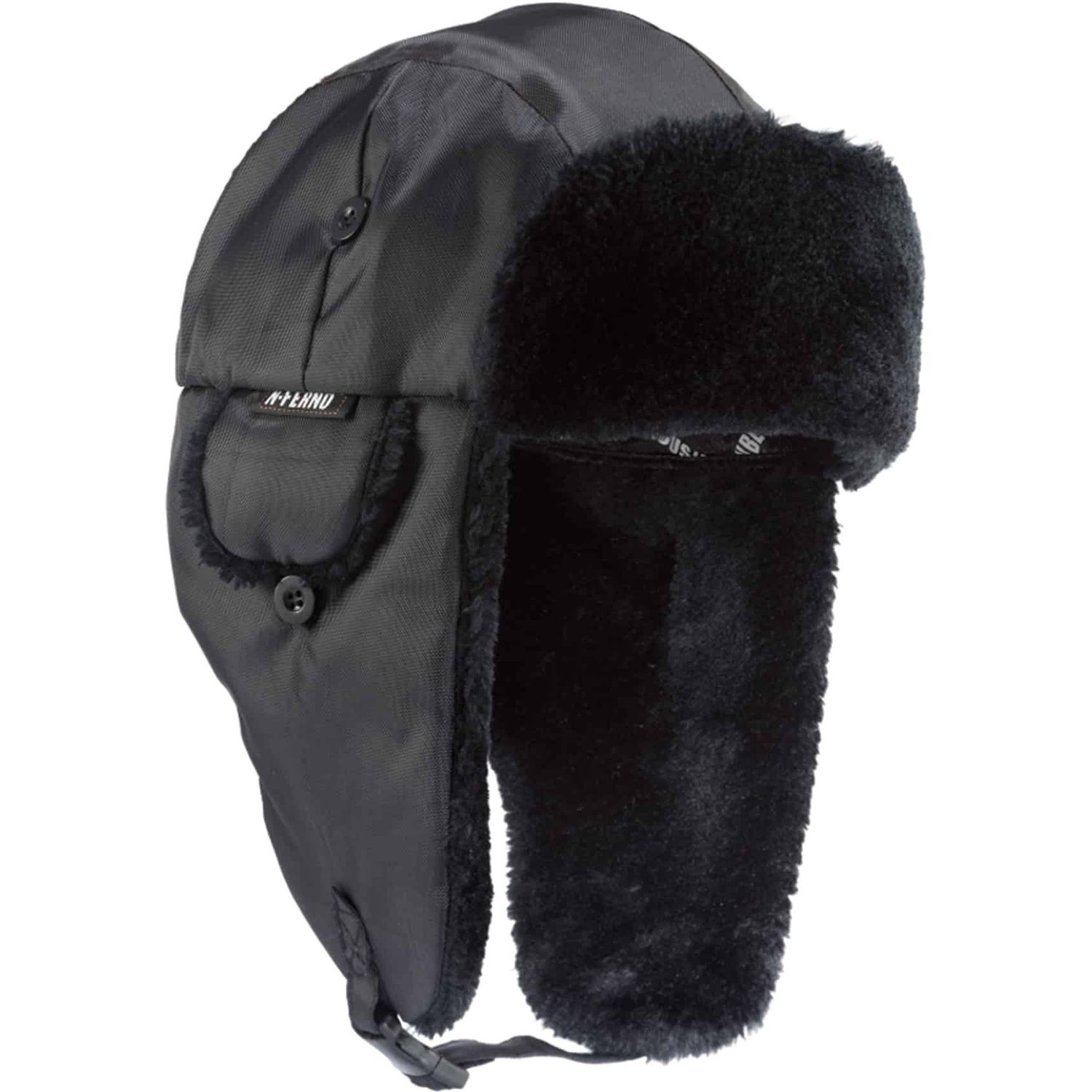 6802 Classic Trapper Hat Large (L)/Extra Large (XL) Size, Black