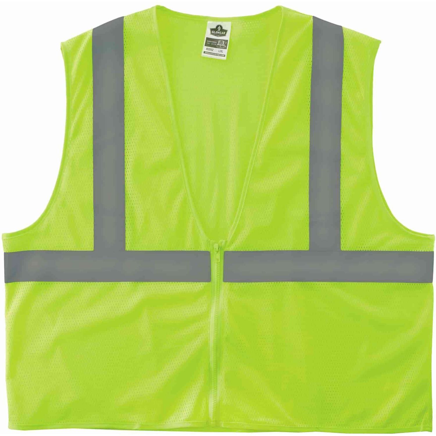 Type R C2 Super Econo Mesh Vest Recommended for: Utility, Construction, Baggage Handling, Emergency, Warehouse, Reflective, Breathable, Lightweight, High Visibility, Machine Washable